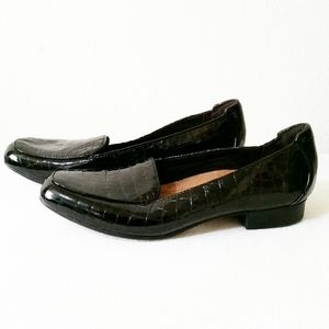 Clarks Artisan Keesha Luca Black Loafers Size 10M